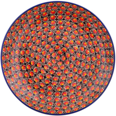 Polish Pottery Dinner Plate 10&frac12;-inch Later Gator UNIKAT