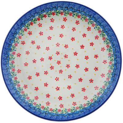 Polish Pottery Dinner Plate 10&frac12;-inch Little Flowers
