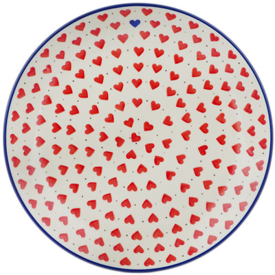 Polish Pottery Dinner Plate 10&frac12;-inch Looking For Love