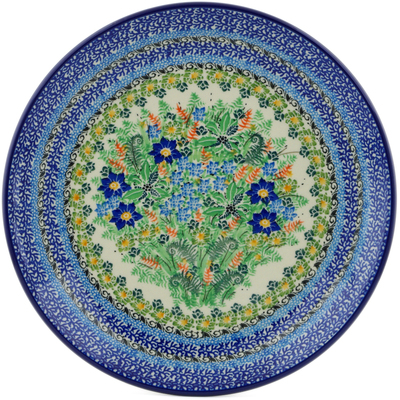 Polish Pottery Dinner Plate 10&frac12;-inch Lucky Field UNIKAT