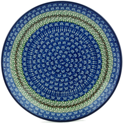 Polish Pottery Dinner Plate 10&frac12;-inch Magnificent Ornament UNIKAT