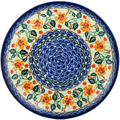 Polish Pottery Dinner Plate 10&frac12;-inch Marigold UNIKAT