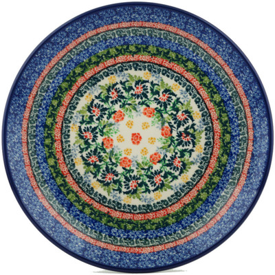 Polish Pottery Dinner Plate 10&frac12;-inch Marvellous Element UNIKAT