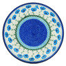 Polish Pottery Dinner Plate 10&frac12;-inch Morning Poppies UNIKAT