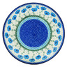 Polish Pottery Dinner Plate 10&frac12;-inch Morning Poppies UNIKAT