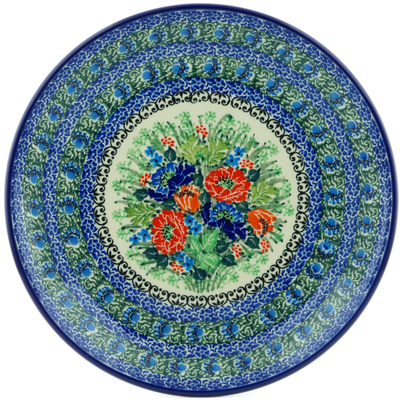 Polish Pottery Dinner Plate 10&frac12;-inch Mother&#039;s Boutique UNIKAT
