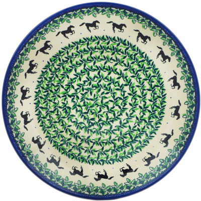 Polish Pottery Dinner Plate 10&frac12;-inch Mustang Forest