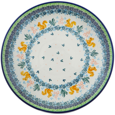 Polish Pottery Dinner Plate 10&frac12;-inch Nuts About You UNIKAT