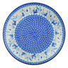 Polish Pottery Dinner Plate 10&frac12;-inch Oceans Of Blue