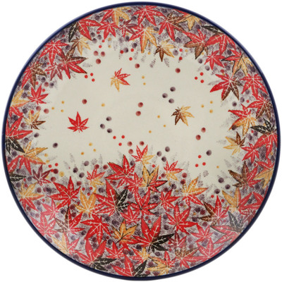 Polish Pottery Dinner Plate 10&frac12;-inch Perfect Autumn UNIKAT