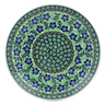 Polish Pottery Dinner Plate 10&frac12;-inch Periwinkle Garden