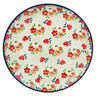 Polish Pottery Dinner Plate 10&frac12;-inch Pink Divinity UNIKAT