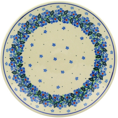 Polish Pottery Dinner Plate 10&frac12;-inch Polish Wreath