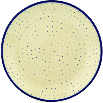 Polish Pottery Dinner Plate 10&frac12;-inch Polka Dot