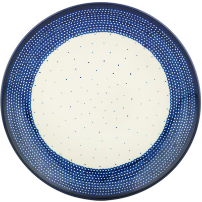 Polish Pottery Dinner Plate 10&frac12;-inch Polka Dot Sprinkles UNIKAT