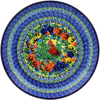 Polish Pottery Dinner Plate 10&frac12;-inch Poppy Chalet UNIKAT