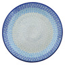 Polish Pottery Dinner Plate 10&frac12;-inch Rays Of Bubbles