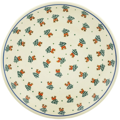 Polish Pottery Dinner Plate 10&frac12;-inch Red Berry Delight