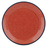 Polish Pottery Dinner Plate 10&frac12;-inch Red Sea UNIKAT