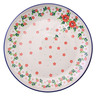 Polish Pottery Dinner Plate 10&frac12;-inch Rosy Cheeks