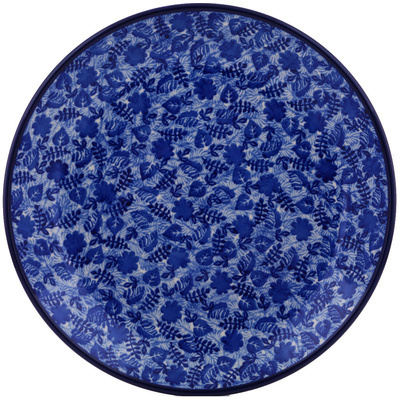 Polish Pottery Dinner Plate 10&frac12;-inch Sapphire Garden