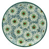 Polish Pottery Dinner Plate 10&frac12;-inch Sea Of Daisies UNIKAT