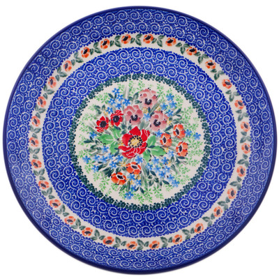 Polish Pottery Dinner Plate 10&frac12;-inch September Meadow UNIKAT