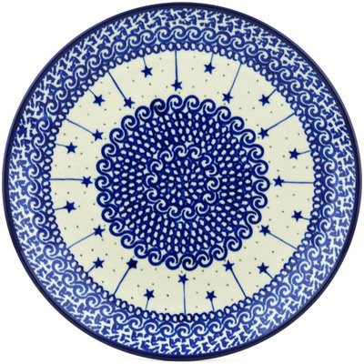 Polish Pottery Dinner Plate 10&frac12;-inch Shooting Stars