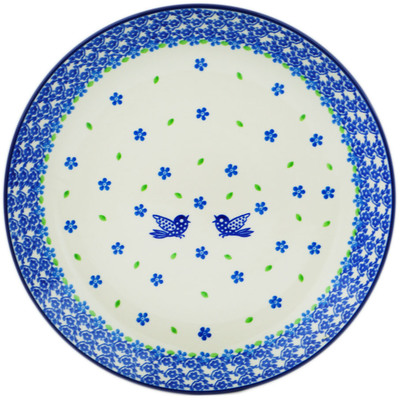 Polish Pottery Dinner Plate 10&frac12;-inch Sign Of Spring