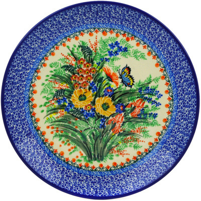 Polish Pottery Dinner Plate 10&frac12;-inch Sipping Nectar UNIKAT