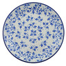 Polish Pottery Dinner Plate 10&frac12;-inch Snow Season