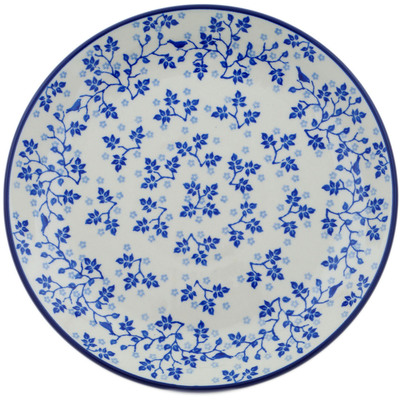 Polish Pottery Dinner Plate 10&frac12;-inch Snow Season