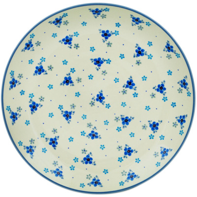 Polish Pottery Dinner Plate 10&frac12;-inch Soft Aqua