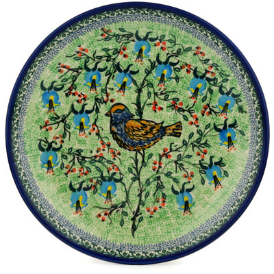 Polish Pottery Dinner Plate 10&frac12;-inch Song Of Spring UNIKAT