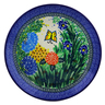 Polish Pottery Dinner Plate 10&frac12;-inch Spring Garden UNIKAT