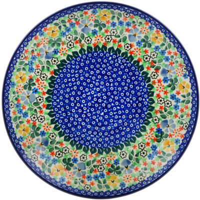 Polish Pottery Dinner Plate 10&frac12;-inch Spring Garden UNIKAT