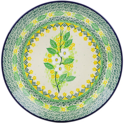 Polish Pottery Dinner Plate 10&frac12;-inch Spring On The Branch UNIKAT