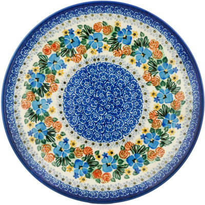 Polish Pottery Dinner Plate 10&frac12;-inch Springtime Dreams UNIKAT