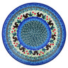 Polish Pottery Dinner Plate 10&frac12;-inch Squirrel Paradise UNIKAT