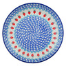 Polish Pottery Dinner Plate 10&frac12;-inch Strawberry Cake