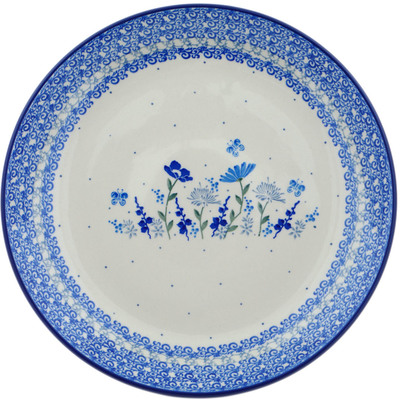 Polish Pottery Dinner Plate 10&frac12;-inch Street Views