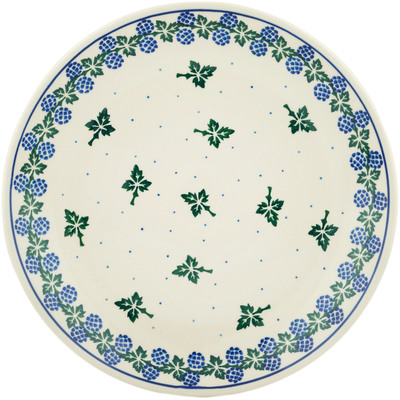 Polish Pottery Dinner Plate 10&frac12;-inch Summer Blackberries