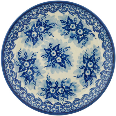 Polish Pottery Dinner Plate 10&frac12;-inch Summer Flowers UNIKAT