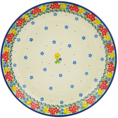 Polish Pottery Dinner Plate 10&frac12;-inch Sunny Spring
