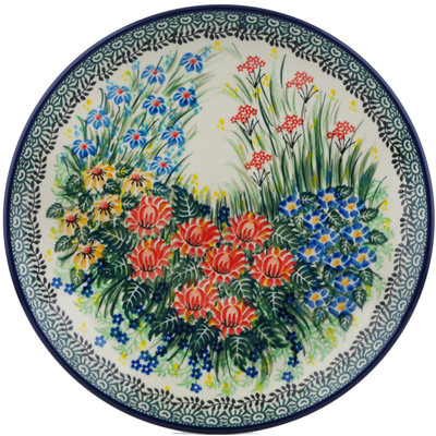 Polish Pottery Dinner Plate 10&frac12;-inch Superb Composition UNIKAT