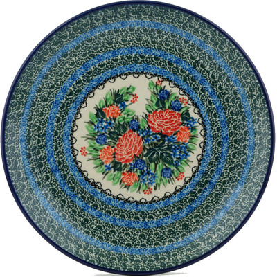 Polish Pottery Dinner Plate 10&frac12;-inch Superb Decoration UNIKAT
