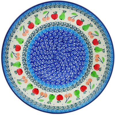 Polish Pottery Dinner Plate 10&frac12;-inch Tooty Fruity