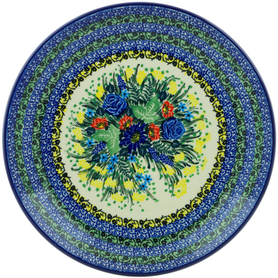 Polish Pottery Dinner Plate 10&frac12;-inch Trapped With Beauty UNIKAT