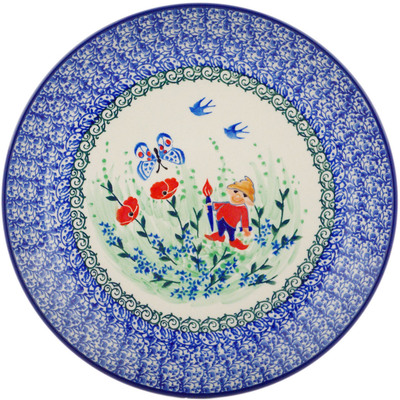 Polish Pottery Dinner Plate 10&frac12;-inch UNIKAT