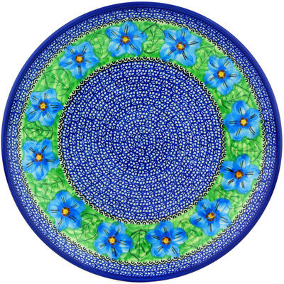 Polish Pottery Dinner Plate 10&frac12;-inch Whisper Of Elegance UNIKAT